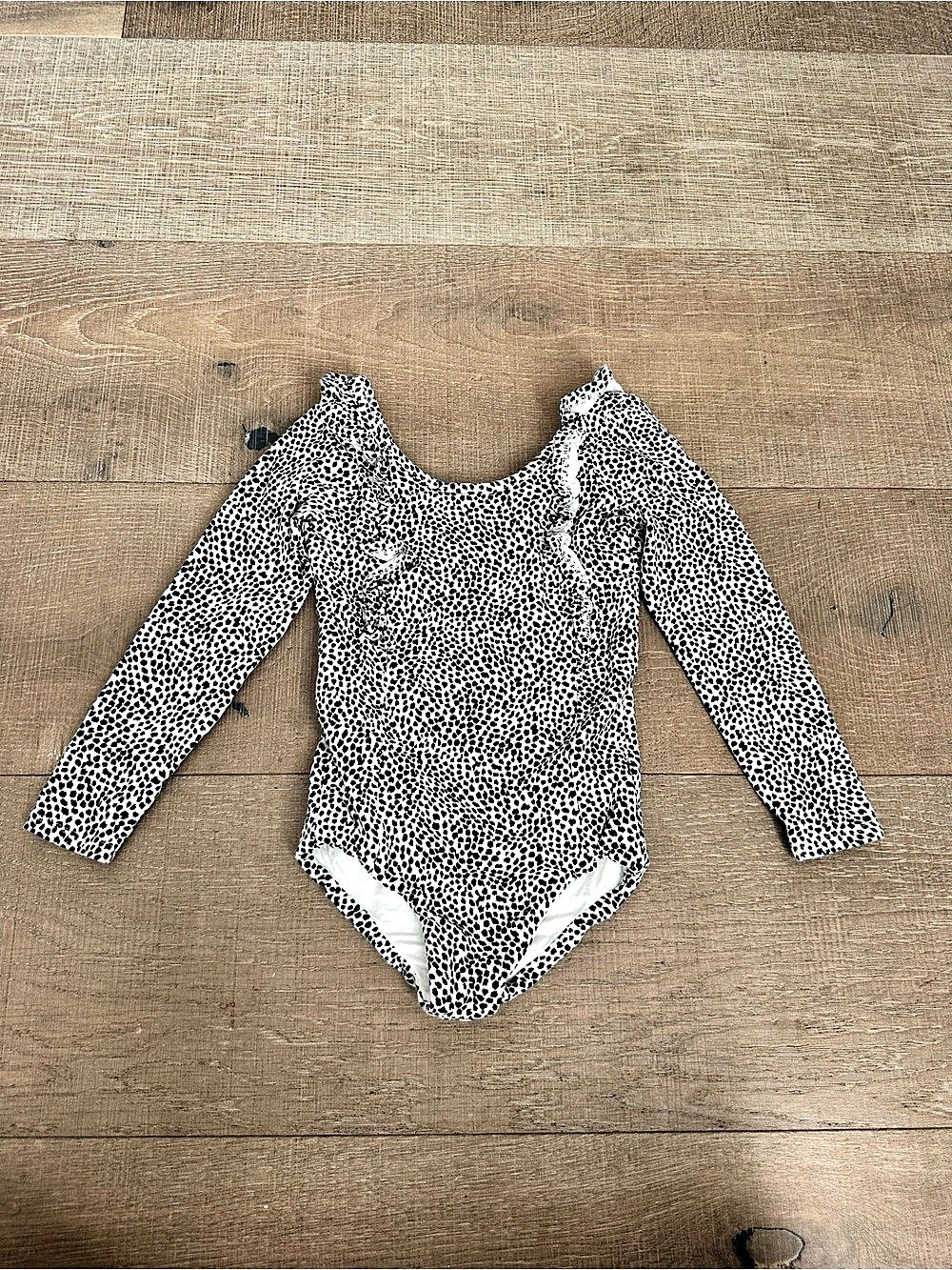 Remie Girl Animal Print Bodysuit Size 6